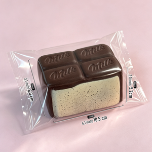 โมเดลช็อกโกแลตจำลอง ขนาด 4.1 นิ้ว ขนมปังนมปลอม ของตกแต่ง ของโชว์ ของประกอบฉากถ่ายภาพขนมหวาน งานฝีมือ PU ของตกแต่งบ้าน ตู้โชว์ ร้านเบเกอรี่ - Product Image 6