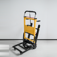 Chariot à main électrique pour escalades, capacité de charge 300 kg, chenilles, moteur brushless 160 W, batterie lithium 24 V, pliable