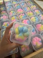 Jouet anti-stress en forme de patte de chat, donut croustillant et moelleux, coloré, cadeau promotionnel en gros