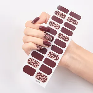 Güzellik kişisel bakım tırnak sanat moda yanlış Nails akrilik tırnak çıkartmalar