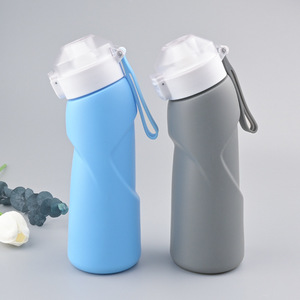 Wholesale Custom BPA-Free Silicone <b>Water</b> <b>Bottle</b> with Handgrip <b>750ml</b> Capacity for Camping and Boiling <b>Water</b> - Product Image 4