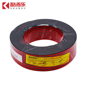 Câble audio pour voiture Cooler Music, 1 mm², rouge et noir, cuivre, gaine PVC, pour connexion audio-vidéo - Product Image 3