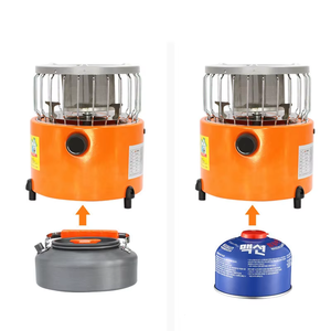 Nouvelle arrivée <span class=keywords><strong>Camping</strong></span> en plein air randonnée cuisinière à <span class=keywords><strong>gaz</strong></span> portable multifonctionnelle <span class=keywords><strong>Barbecue</strong></span> en acier et poêle de chauffage pour les campeurs - Product Image 3