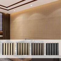 Panneaux acoustiques en bois naturel imperméables en noyer et chêne, lattes décoratives Akupanel, panneaux acoustiques muraux