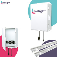 Boîte de jonction électrique étanche en plastique léger, boîte de jonction étanche IP67 en ABS PC à charnières, boîte électrique étanche en plastique pour extérieur