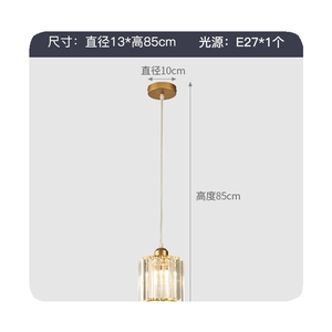 Lámpara Colgante Moderna de Cristal y Hierro con Diseño Redondo y Cuadrado, Bombilla <span class=keywords><strong>E27</strong></span>, Iluminación para Cocina, Garantía de 3 Años - Product Image 6