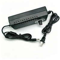 Adaptateur d'alimentation à découpage réglable de haute qualité 12V-24V 5A 50/60HZ avec prises EU/US pour moteur, bande LED et ventilateur