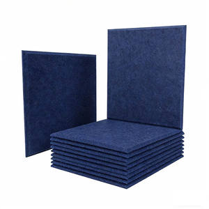 Panneau mural ignifuge et insonorisant HENGJIU, 100% fibre de polyester, haute absorption acoustique, écologique, hôtel, appartement - Product Image 1