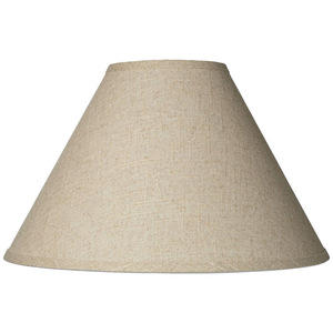 Abat-jour en tissu conique, fait à la main, style rustique, installation facile, accessoire de lampe - Product Image 1