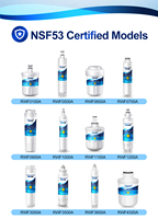 Filtre à eau de remplacement pour F1000 S F3000S - Certifié NSF, en plastique, pour usage domestique, installation facile, réduit le chlore
