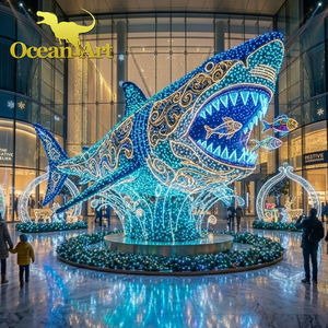 Lanterne de festival Diwali et Thanksgiving City Shining, lumières LED colorées, thème animal personnalisé, étanche, à piles, en acier, best-seller - Product Image 4