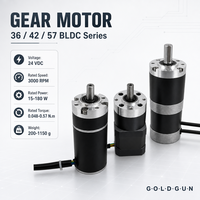 Moteur à engrenages planétaires GOLDGUN 24V 100W 3000RPM 0.33N.m 42 BLDC à haut rendement, moteur sans balais pour AGV, AMR et robots mobiles