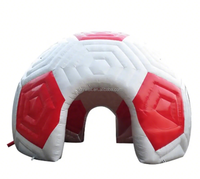 Tente de dôme de football de sports de football en plein air tente gonflable pour le doom de football d'air de terrain de football avec le ventilateur pour des ventes
