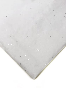 Papier de soie personnalisé imprimé avec logo, papier cadeau blanc, papier d'emballage de luxe léger, logo estampé à chaud en feuille d'or, carton - Product Image 1