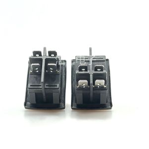 Interruptor Basculante KCD4 Impermeable de 6 Pines y 3 Posiciones con Luz Indicadora IP65 para Equipos Industriales 16A 220V con Terminal de Tornillo - Product Image 3