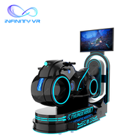 Equipo de Arcade de Carreras de Motos VR Comercial, Simulador de Movimiento 9D, Máquina de Conducción para Centros Comerciales y FEC