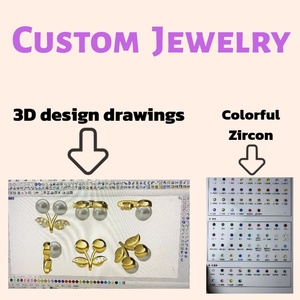 Tùy chỉnh thiết kế 18K vàng mạ OL động vật Sao Bông tai titan thép không gây dị ứng không thấm nước piercing đồ trang sức thời trang đinh tán - Product Image 6