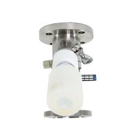 Vanne d'échantillonnage en acier inoxydable à entrée unique avec volant manuel pour bouteille, vanne d'échantillonnage de réservoir