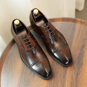 Produits en cuir haut de gamme, à la fois pratiques et luxueux, le dernier style tendance pour les tenues formelles d'affaires, chaussures en cuir pour hommes - Product Image 3
