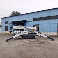 Grue araignée blanche 8t sur mesure, certifiée CE, pour travaux de levage en intérieur dans des espaces étroits – Vente directe usine