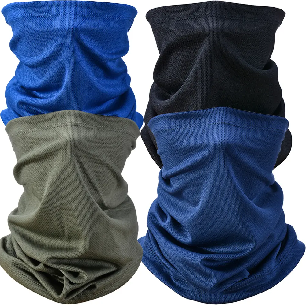 Outdoor sports Bandanas Neck Gaiter mesh Fabric For Men and Women Riding Fishing Mask Multi-function Turban face Scarf Magic