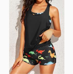 Nouvelle collection été : <span class=keywords><strong>Maillot</strong></span> <span class=keywords><strong>de</strong></span> <span class=keywords><strong>bain</strong></span> tankini 3 pièces pour femme – Ensemble bikini dos nu tendance, tenue <span class=keywords><strong>de</strong></span> plage sexy - Product Image 2