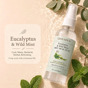 <span class=keywords><strong>Spray</strong></span> pour la pièce et le linge à l'eucalyptus et à la menthe sauvage, brume aromatique naturelle, rafraîchisseur d'air, éliminateur d'odeurs - Product Image 4