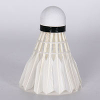 Balle de badminton professionnelle durable NO.7 pour tournoi, classe B premium, plumes de canard, 2 couches, liège écologique, haute élasticité, fabrication usine