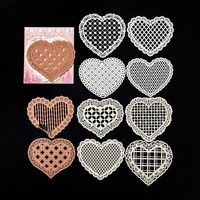 Papier de dentelle creux moderne GUIYAN, série Lumière Scintillante, matériau de base pour journal créatif et collage DIY, 6 motifs