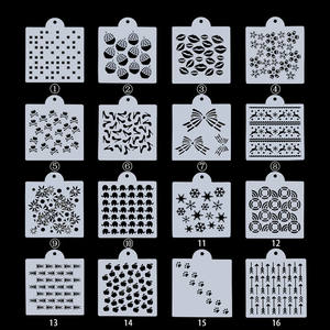 Plantilla de Diseño Personalizado para Dibujar, Juego de Plantillas para Diario PET Hechas de Plástico Resistente - Product Image 5