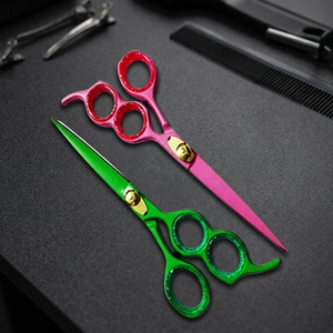 Ciseaux de barbier professionnels ASAP 6 pouces pour droitiers, en acier inoxydable 4Cr13 durable, manche moyen, pointe affûtée, pour coupe de cheveux - Product Image 2