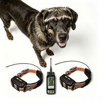 Collier de suivi pour chien de qualité militaire, édition chasse, double antenne (GPS/GSM) + Bluetooth/WiFi + étanche en plastique ABS pour la nuit