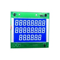 Jual Pompa Pompa Bensin Wayne Dispenser Bahan Bakar Papan Display Panel LCD Monokrom Kustom 7 Segmen LCD untuk Dispenser Bahan Bakar