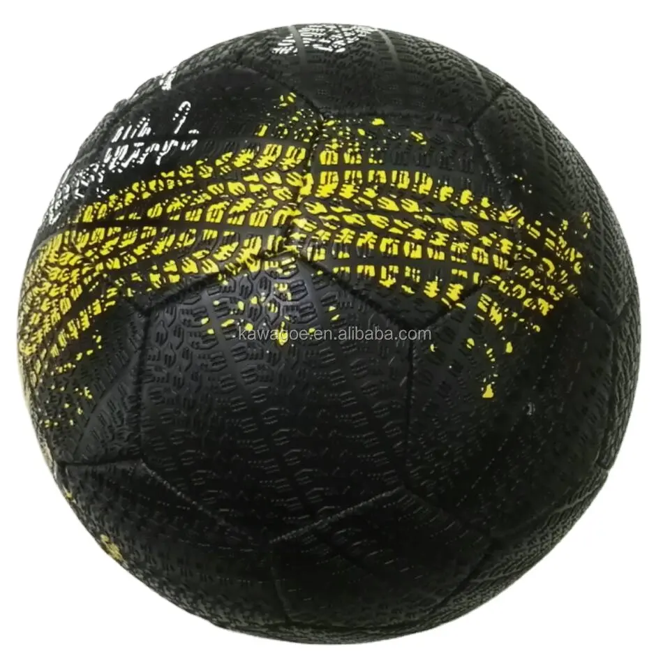 Tire Shape Textured Pvc Soccer Ball The Under Ground Ball Street Play Football