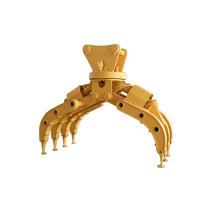 Accesorios de garra mecánica personalizados para excavadora: motor, bomba y engranajes para maquinaria de construcción con rotación de 360° y garra para madera - Product Image 5