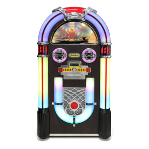 Cổ điển máy hát tự động: 3 tốc độ bàn xoay, máy nghe nhạc CD, FM Radio, <span class=keywords><strong>Bluetooth</strong></span>, <span class=keywords><strong>USB</strong></span> mã hóa, AUX trong, <span class=keywords><strong>2.1</strong></span> loa stereo - Product Image 1