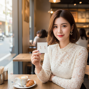 Orecchini Pendenti con Fiori e Strass Fatti a Mano in Oro Rosa, Gioielli alla Moda per Ragazze, Vendita all'Ingrosso - Product Image 3