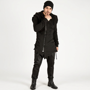 Autumn Winter Men's Hoodie Youth Casual Zipper-Up Pullover Styles Solid Color <b>Thick</b> <b>Fleece</b> Casual Coat Hoodies - Product Image 1
