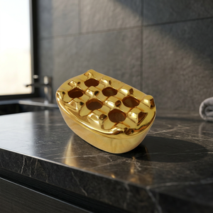 Cendriers modernes en aluminium argenté, design rond fait main, taille personnalisable pour usage domestique et commercial - Product Image 2