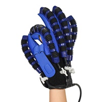 Gants de rééducation électriques à pression d'air bionique, exercice des doigts robotisés flexibles pour soulager les lésions cérébrales et la faiblesse musculaire LEYIDI