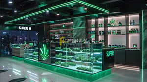 Smoke <strong>Shop</strong> Interior Decoration Design CanabS <strong>Shop</strong> Showcase Display Accessories Cigarette Showroom Furniture for Smoke <strong>Shop</strong> - Product Image 4