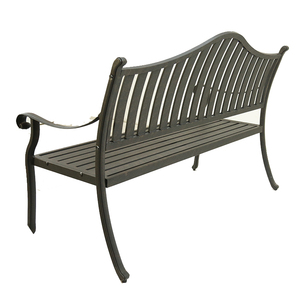 <span class=keywords><strong>Banc</strong></span> <span class=keywords><strong>de</strong></span> <span class=keywords><strong>jardin</strong></span> en <span class=keywords><strong>aluminium</strong></span> moulé bronze antique - Product Image 3