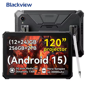 แท็บเล็ตโปรเจคเตอร์ Blackview Active 12 Pro รุ่นทนทาน ขนาด 11 นิ้ว ระบบ Android 15 หน่วยความจำ 16GB ความจุ 1TB แบตเตอรี่ 30000mAh ชิปประมวลผล Dimensity 7300 แท็บเล็ตโทรศัพท์ - Product Image 2