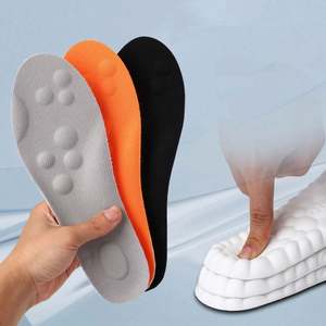 Semelles de sport en latex à haute élasticité, coussinets souples pour chaussures, soutien de la voûte plantaire, semelles orthopédiques respirantes, déodorantes, amortissantes - Product Image 2