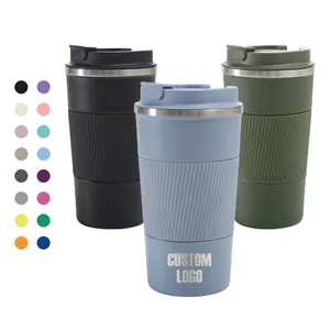 2024 New Design Eco-Friendly Fold Coffee Filter And Stainless Steel Travel Car Double Wall Vacuum Insulated Coffee Mugs