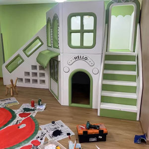 Équipement de terrain de jeu intérieur en bois naturel Montessori approuvé par l'ASTM pour les enfants de <span class=keywords><strong>maternelle</strong></span> avec tapis de sol souple - Product Image 5