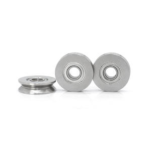 Factory Direct Miniature Non-Bearing SMR126ZZ Stainless Steel V-Type Belt <b>Pulleys</b> Non-Standard Metal Guide Wheels - Product Image 5