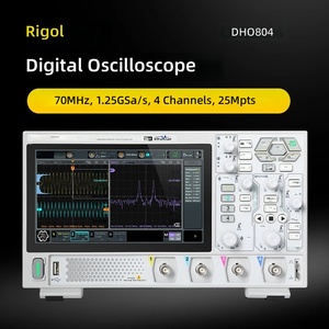 Oscilloscope numérique RIGOL DHO802/DHO804/DHO812/DHO814 2/4 canaux, bande passante 70MHz/100MHz, 12 bits, outils de mesure (version continentale) - Product Image 3