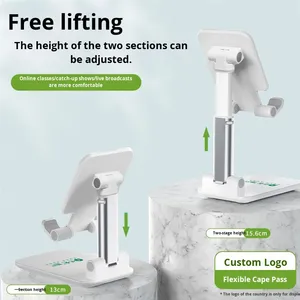 Support <span class=keywords><strong>de</strong></span> téléphone portable Support <span class=keywords><strong>de</strong></span> <span class=keywords><strong>tablette</strong></span> Suivi intelligent Conception pliable Logo personnalisable pour diffusion en direct paresseux - Product Image 4