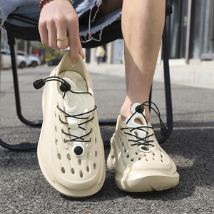 Sandales de plage pour hommes, style été 2026, antidérapantes, en EVA, sabots à bout fermé, chaussures aquatiques - Product Image 2